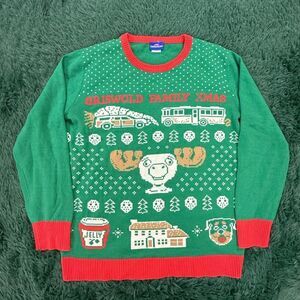 Adult Unisex Christmas Vacation Movie Family Xmas Ugly Green Sweater XL